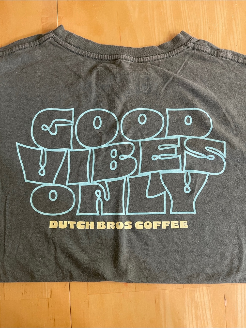 Dutch Bros "Good Vibes Only" Men's Graphic Tee - Black